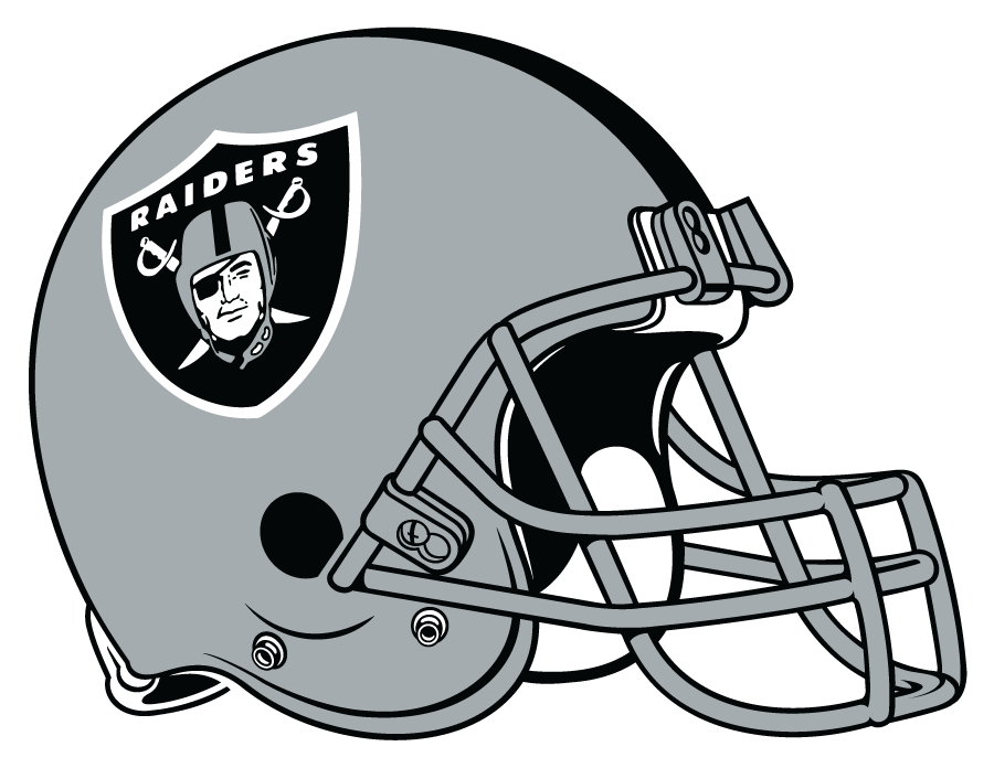 Oakland Raiders 1995-Pres Helmet fabric transfer